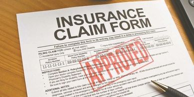 Insurance claim form approved